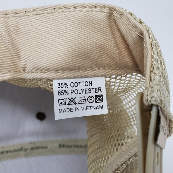 HORNADY BROWN TAN MESH TRUCKER CAP BASEBALL HAT MEN UNISEX OS BULLETS CARTRIDGES - Picture 11 of 12